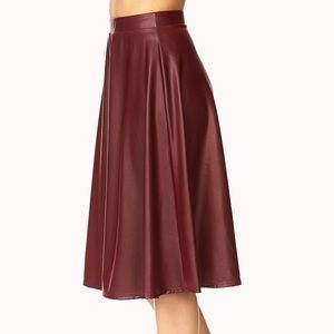 Forever 21 Faux Leather Skirt